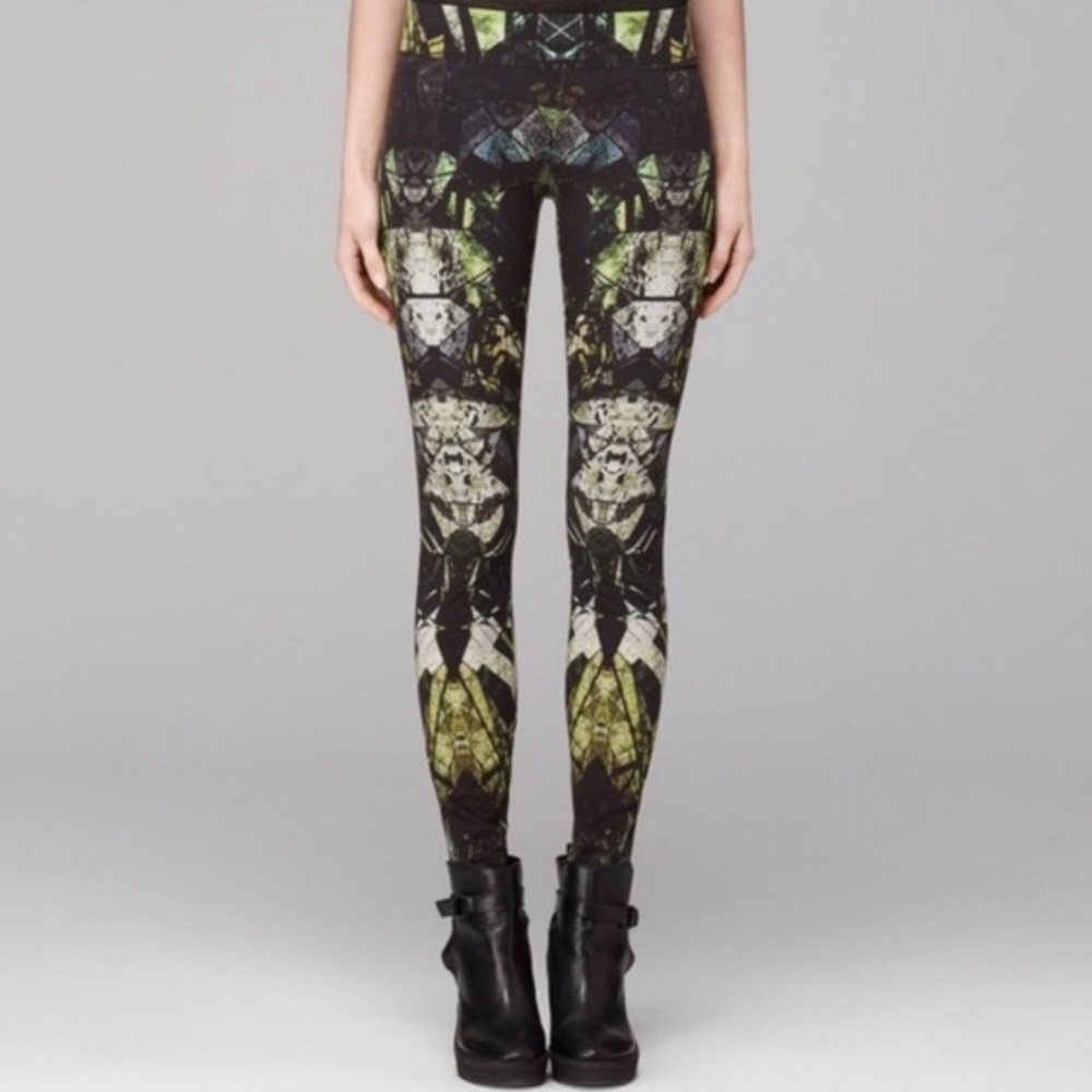 Helmut Lang Leggings - Cicada Print - Size S